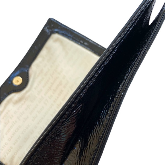 Kate Spade New York Kaley Cooper Square Striped Patent Leather Shoulder Bag - Picture 5 of 10